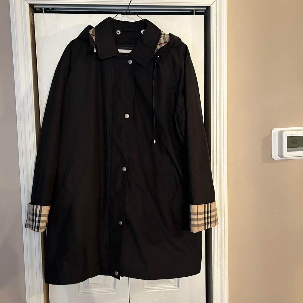 Authentic Burberry all weather jacket with removable zip liner